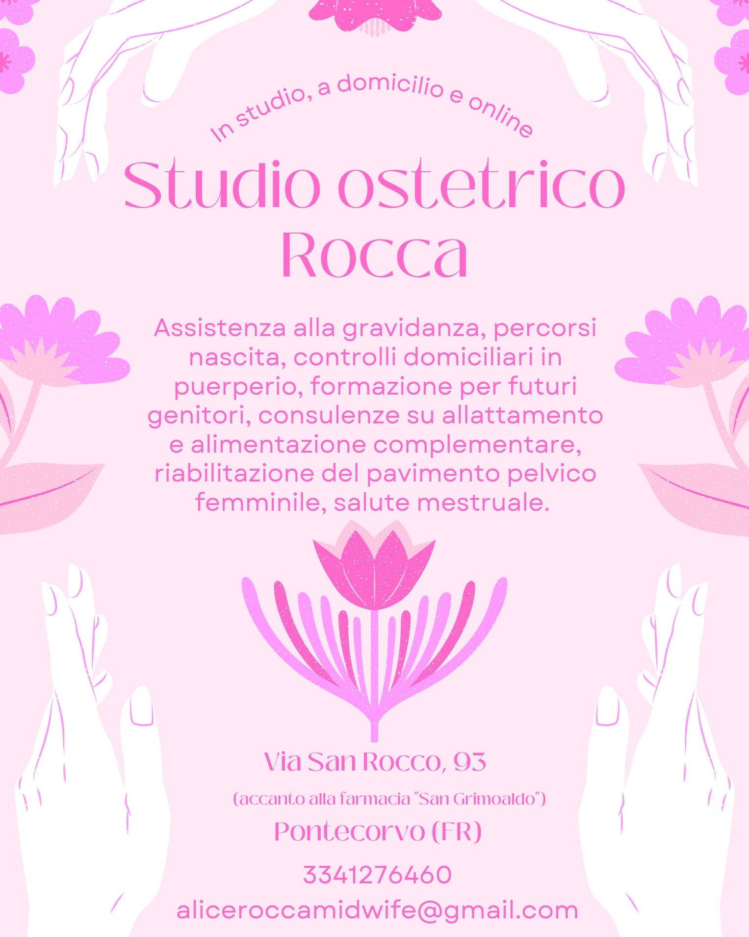 Apertura studio ostetrico Rocca